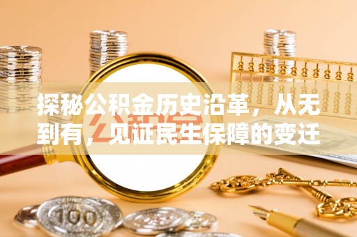 卢龙探秘公积金历史沿革，从无到有，见证民生保障的变迁