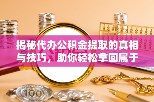 卢龙揭秘代办公积金提取的真相与技巧，助你轻松拿回属于你的钱
