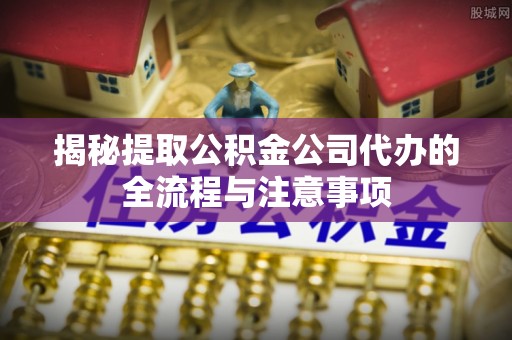 卢龙揭秘提取公积金公司代办的全流程与注意事项