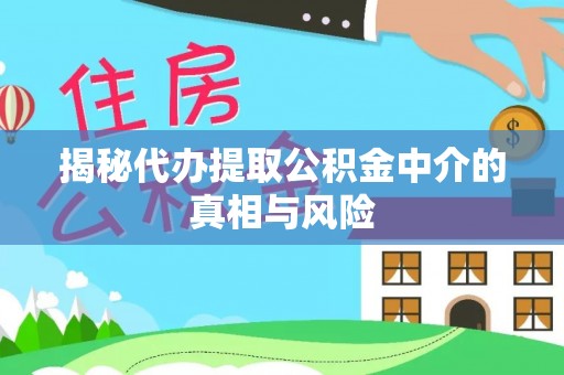 卢龙揭秘代办提取公积金中介的真相与风险
