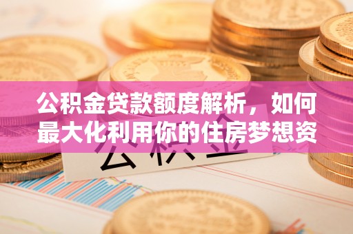 卢龙公积金贷款额度解析，如何最大化利用你的住房梦想资金