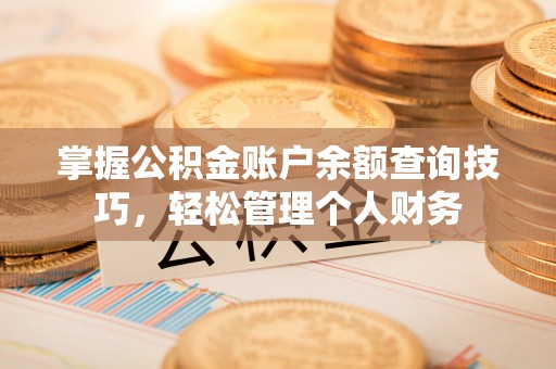 卢龙掌握公积金账户余额查询技巧，轻松管理个人财务
