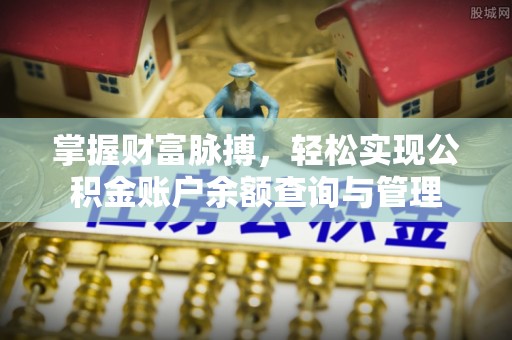 卢龙掌握财富脉搏，轻松实现公积金账户余额查询与管理