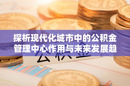 卢龙探析现代化城市中的公积金管理中心作用与未来发展趋势