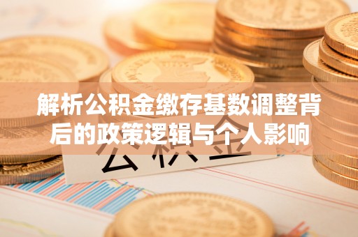 卢龙解析公积金缴存基数调整背后的政策逻辑与个人影响