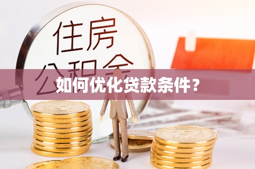 卢龙如何优化贷款条件？