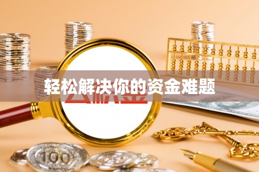 卢龙轻松解决你的资金难题