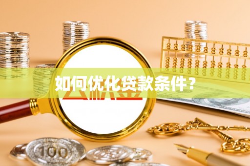 卢龙如何优化贷款条件？