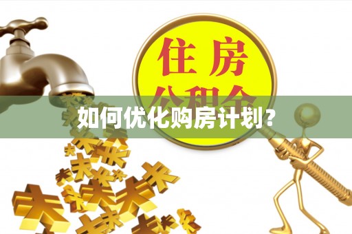 卢龙如何优化购房计划？