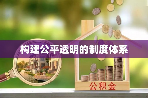 卢龙构建公平透明的制度体系