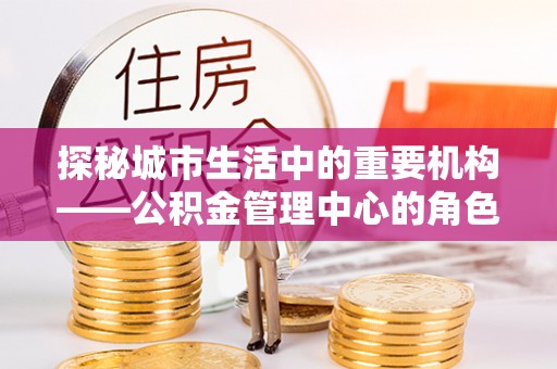卢龙探秘城市生活中的重要机构——公积金管理中心的角色与意义