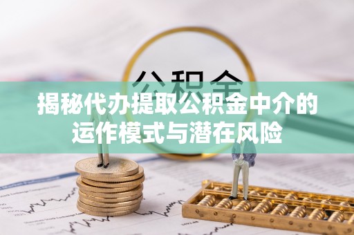 卢龙揭秘代办提取公积金中介的运作模式与潜在风险