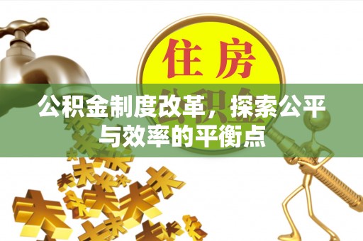 卢龙公积金制度改革，探索公平与效率的平衡点