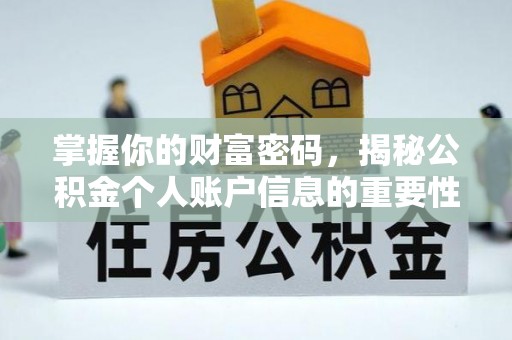 卢龙掌握你的财富密码，揭秘公积金个人账户信息的重要性