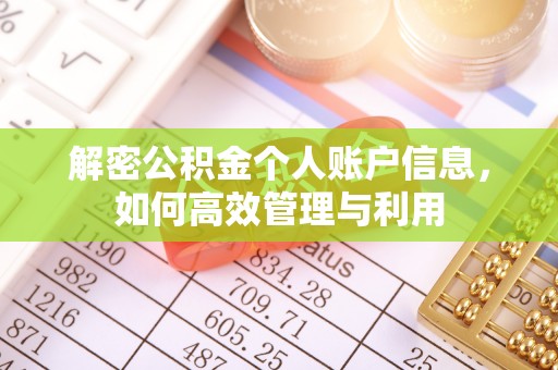 卢龙解密公积金个人账户信息，如何高效管理与利用