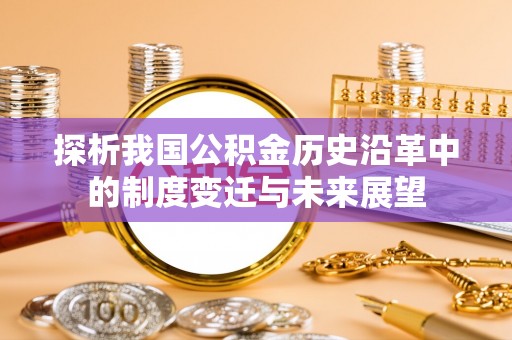 卢龙探析我国公积金历史沿革中的制度变迁与未来展望