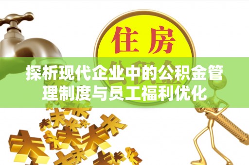 卢龙探析现代企业中的公积金管理制度与员工福利优化