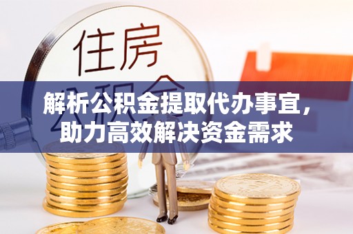 卢龙解析公积金提取代办事宜，助力高效解决资金需求