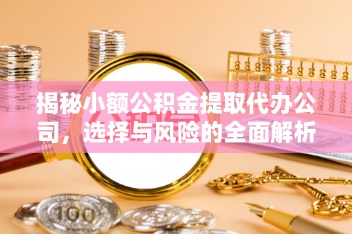 卢龙揭秘小额公积金提取代办公司，选择与风险的全面解析