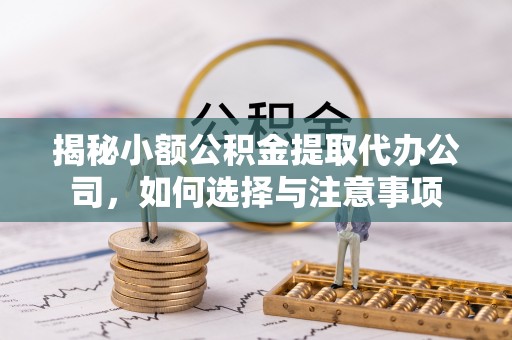 卢龙揭秘小额公积金提取代办公司，如何选择与注意事项