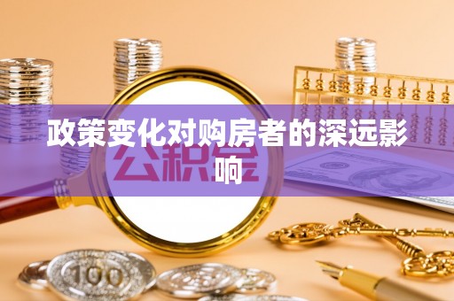 卢龙政策变化对购房者的深远影响