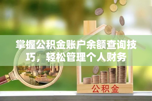 卢龙掌握公积金账户余额查询技巧，轻松管理个人财务