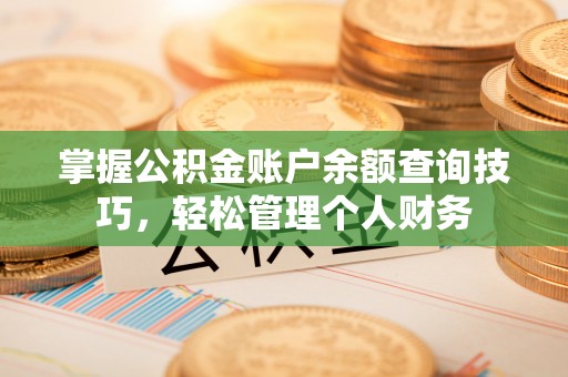 卢龙掌握公积金账户余额查询技巧，轻松管理个人财务
