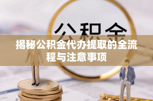 卢龙揭秘公积金代办提取的全流程与注意事项