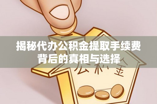 卢龙揭秘代办公积金提取手续费背后的真相与选择