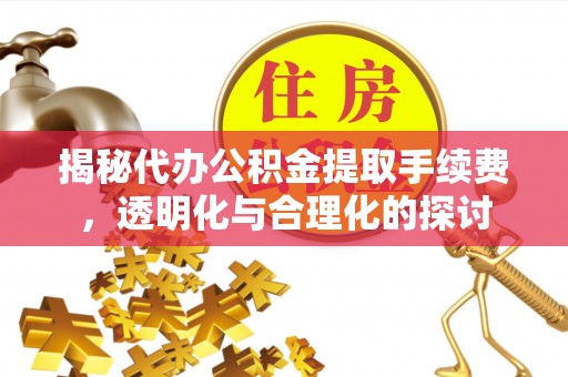 卢龙揭秘代办公积金提取手续费，透明化与合理化的探讨