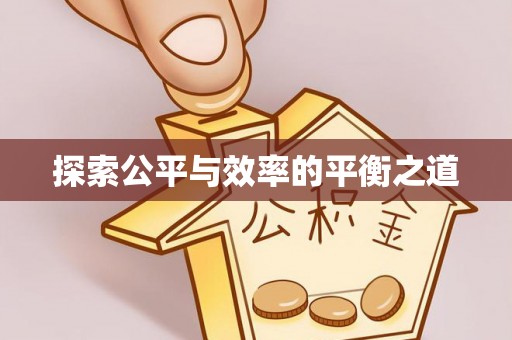 卢龙探索公平与效率的平衡之道