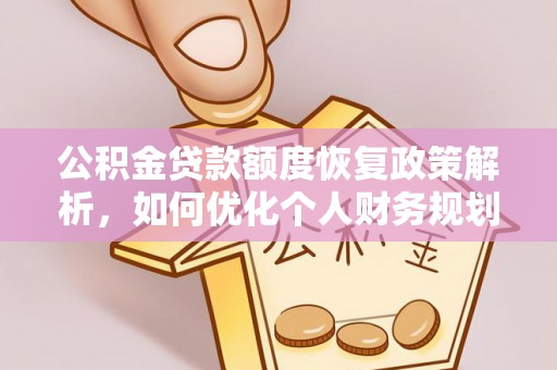 卢龙公积金贷款额度恢复政策解析，如何优化个人财务规划