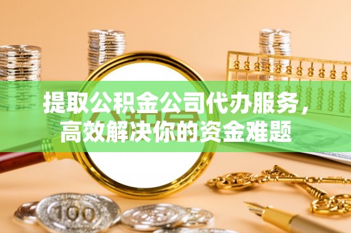 卢龙提取公积金公司代办服务，高效解决你的资金难题