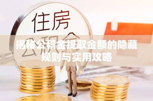 卢龙揭秘公积金提取金额的隐藏规则与实用攻略