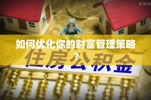 卢龙如何优化你的财富管理策略？