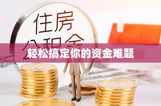 卢龙轻松搞定你的资金难题
