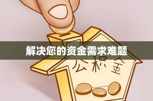 卢龙解决您的资金需求难题