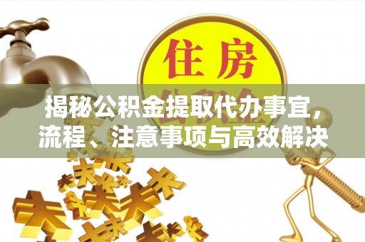 卢龙揭秘公积金提取代办事宜，流程、注意事项与高效解决方案
