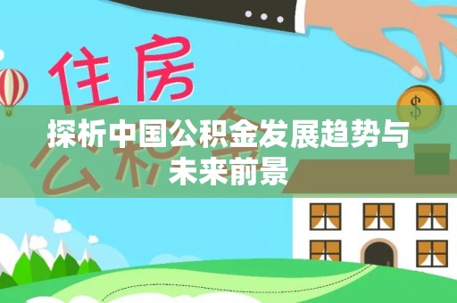 卢龙探析中国公积金发展趋势与未来前景