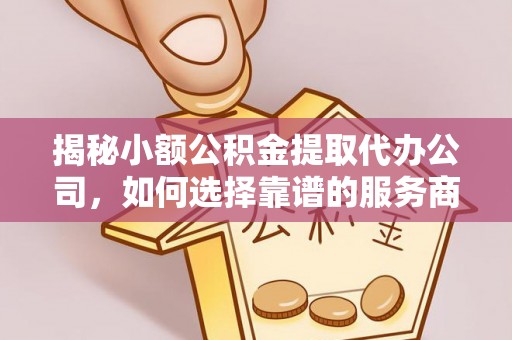 卢龙揭秘小额公积金提取代办公司，如何选择靠谱的服务商？