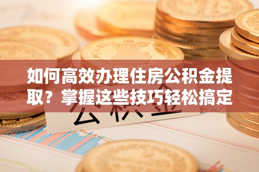 卢龙如何高效办理住房公积金提取？掌握这些技巧轻松搞定