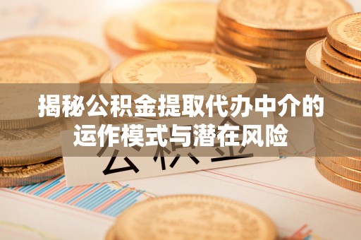 卢龙揭秘公积金提取代办中介的运作模式与潜在风险